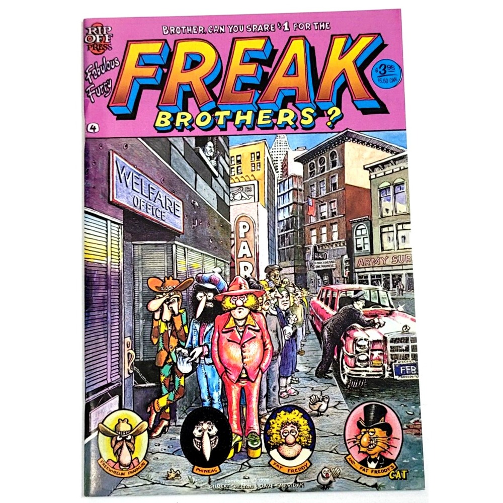 FABULOUS FURRY FREAK BROTHERS?  #4 (1980) -  VF-‎